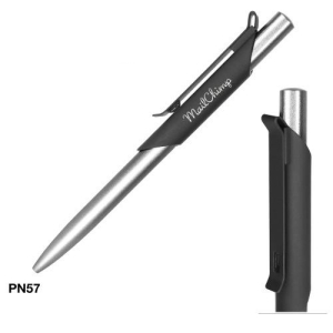 Silver and Black Metal Pens PN57